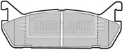 BBP1344 BORG & BECK sada brzdových platničiek kotúčovej brzdy BBP1344 BORG & BECK