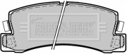 BBP1371 BORG & BECK sada brzdových platničiek kotúčovej brzdy BBP1371 BORG & BECK
