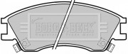 BBP1378 BORG & BECK sada brzdových platničiek kotúčovej brzdy BBP1378 BORG & BECK