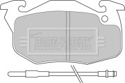 BBP1425 BORG & BECK sada brzdových platničiek kotúčovej brzdy BBP1425 BORG & BECK