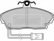 BBP1432 BORG & BECK sada brzdových platničiek kotúčovej brzdy BBP1432 BORG & BECK