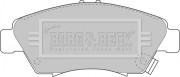 BBP1457 BORG & BECK sada brzdových platničiek kotúčovej brzdy BBP1457 BORG & BECK