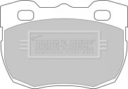 BBP1496 BORG & BECK sada brzdových platničiek kotúčovej brzdy BBP1496 BORG & BECK