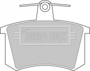 BBP1503 BORG & BECK sada brzdových platničiek kotúčovej brzdy BBP1503 BORG & BECK