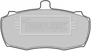 BBP1519 BORG & BECK sada brzdových platničiek kotúčovej brzdy BBP1519 BORG & BECK