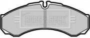 BBP1554 BORG & BECK sada brzdových platničiek kotúčovej brzdy BBP1554 BORG & BECK