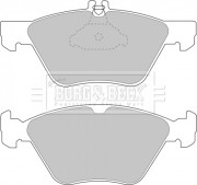 BBP1564 Sada brzdových destiček, kotoučová brzda BORG & BECK