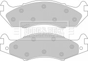 BBP1566 Sada brzdových destiček, kotoučová brzda BORG & BECK