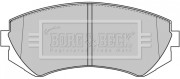BBP1611 Sada brzdových destiček, kotoučová brzda BORG & BECK