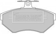 BBP1620 BORG & BECK sada brzdových platničiek kotúčovej brzdy BBP1620 BORG & BECK