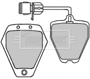 BBP1647 Sada brzdových destiček, kotoučová brzda BORG & BECK