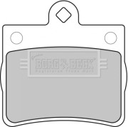 BBP1668 BORG & BECK sada brzdových platničiek kotúčovej brzdy BBP1668 BORG & BECK