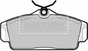 BBP1672 Sada brzdových destiček, kotoučová brzda BORG & BECK