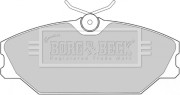BBP1708 BORG & BECK sada brzdových platničiek kotúčovej brzdy BBP1708 BORG & BECK