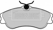 BBP1725 BORG & BECK sada brzdových platničiek kotúčovej brzdy BBP1725 BORG & BECK