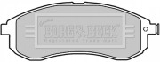 BBP1840 BORG & BECK sada brzdových platničiek kotúčovej brzdy BBP1840 BORG & BECK