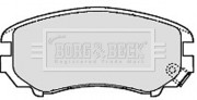 BBP1884 BORG & BECK sada brzdových platničiek kotúčovej brzdy BBP1884 BORG & BECK