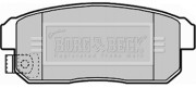 BBP1921 BORG & BECK sada brzdových platničiek kotúčovej brzdy BBP1921 BORG & BECK