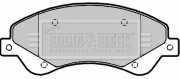 BBP1965 BORG & BECK sada brzdových platničiek kotúčovej brzdy BBP1965 BORG & BECK