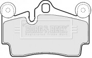 BBP1972 BORG & BECK sada brzdových platničiek kotúčovej brzdy BBP1972 BORG & BECK