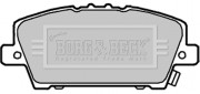 BBP1986 BORG & BECK sada brzdových platničiek kotúčovej brzdy BBP1986 BORG & BECK