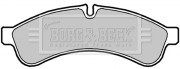 BBP2038 BORG & BECK sada brzdových platničiek kotúčovej brzdy BBP2038 BORG & BECK