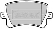 BBP2044 BORG & BECK sada brzdových platničiek kotúčovej brzdy BBP2044 BORG & BECK