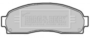 BBP2134 BORG & BECK sada brzdových platničiek kotúčovej brzdy BBP2134 BORG & BECK