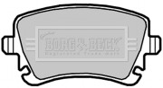BBP2139 BORG & BECK sada brzdových platničiek kotúčovej brzdy BBP2139 BORG & BECK