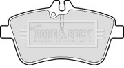 BBP2145 BORG & BECK sada brzdových platničiek kotúčovej brzdy BBP2145 BORG & BECK