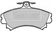 BBP2151 BORG & BECK sada brzdových platničiek kotúčovej brzdy BBP2151 BORG & BECK