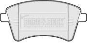 BBP2152 BORG & BECK sada brzdových platničiek kotúčovej brzdy BBP2152 BORG & BECK
