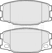 BBP2158 Sada brzdových destiček, kotoučová brzda BORG & BECK