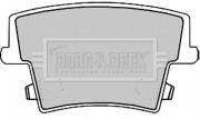 BBP2168 BORG & BECK sada brzdových platničiek kotúčovej brzdy BBP2168 BORG & BECK