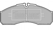 BBP2181 BORG & BECK sada brzdových platničiek kotúčovej brzdy BBP2181 BORG & BECK
