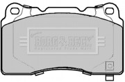 BBP2290 BORG & BECK sada brzdových platničiek kotúčovej brzdy BBP2290 BORG & BECK