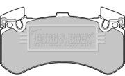BBP2356 BORG & BECK sada brzdových platničiek kotúčovej brzdy BBP2356 BORG & BECK