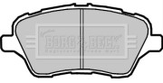 BBP2379 BORG & BECK sada brzdových platničiek kotúčovej brzdy BBP2379 BORG & BECK