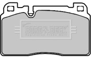 BBP2382 BORG & BECK sada brzdových platničiek kotúčovej brzdy BBP2382 BORG & BECK