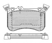 BBP2467 Sada brzdových destiček, kotoučová brzda BORG & BECK