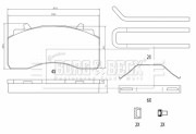 BBP33021 Sada brzdových destiček, kotoučová brzda BORG & BECK