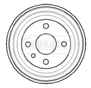 BBR7042 Brzdový buben BORG & BECK