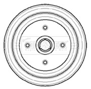 BBR7064 Brzdový buben BORG & BECK