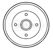 BBR7173 BORG & BECK brzdový bubon BBR7173 BORG & BECK