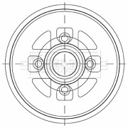 BBR7269 Brzdový buben BORG & BECK