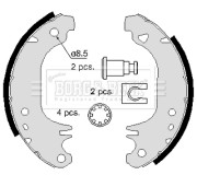 BBS6065 Sada brzdových čelistí BORG & BECK