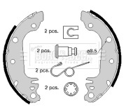 BBS6156 BORG & BECK sada brzdových čeľustí BBS6156 BORG & BECK
