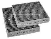 BFC1116 BORG & BECK filter vnútorného priestoru BFC1116 BORG & BECK