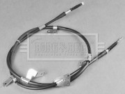 BKB3847 Tažné lanko, parkovací brzda BORG & BECK