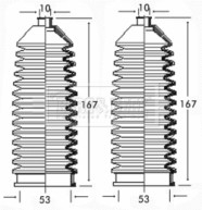 BSG3177 Sada měchů, řízení BORG & BECK